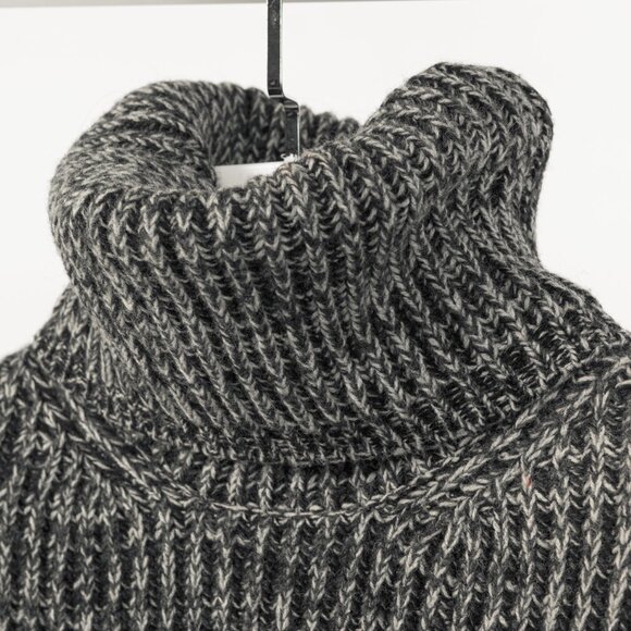Acne Studios Grey Wool Ribbed Turtleneck Sweater - Picture 5 of 11